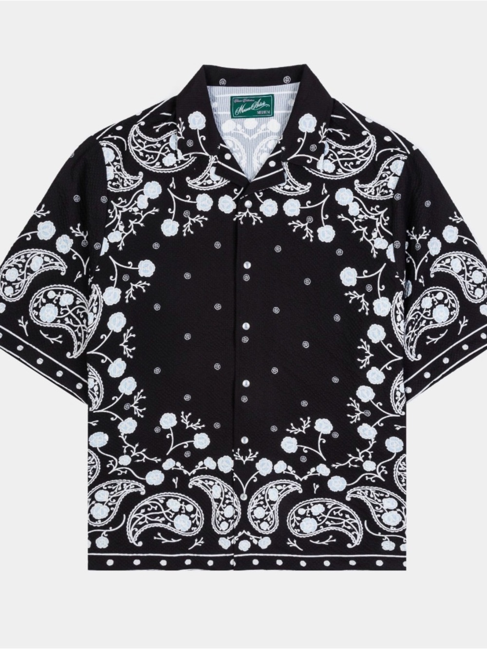 MAISON ARTICLE
ROSE PAISLEY BUTTON UP SHORT SLEEVE | NWT | Small